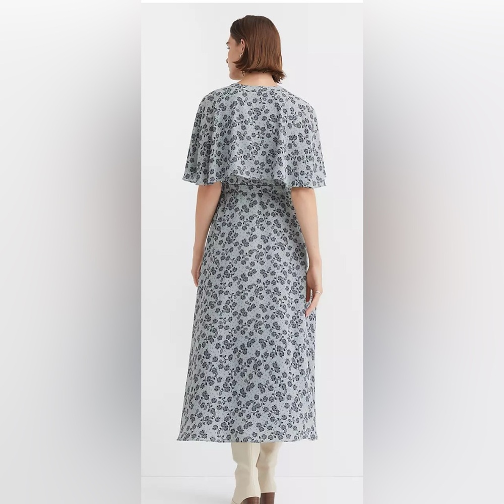 Floral Blue Dress - Picture 2 of 2